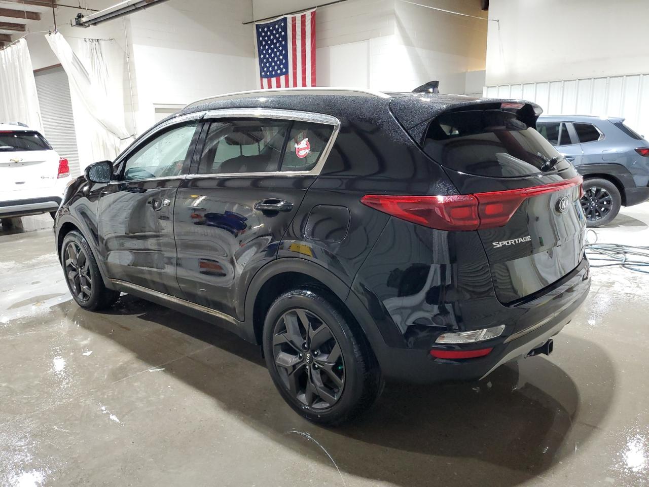 2020 KIA Sportage VIN KNDP63AC9L7647287 Copart auction photo, vandalism damage thumbnail 2