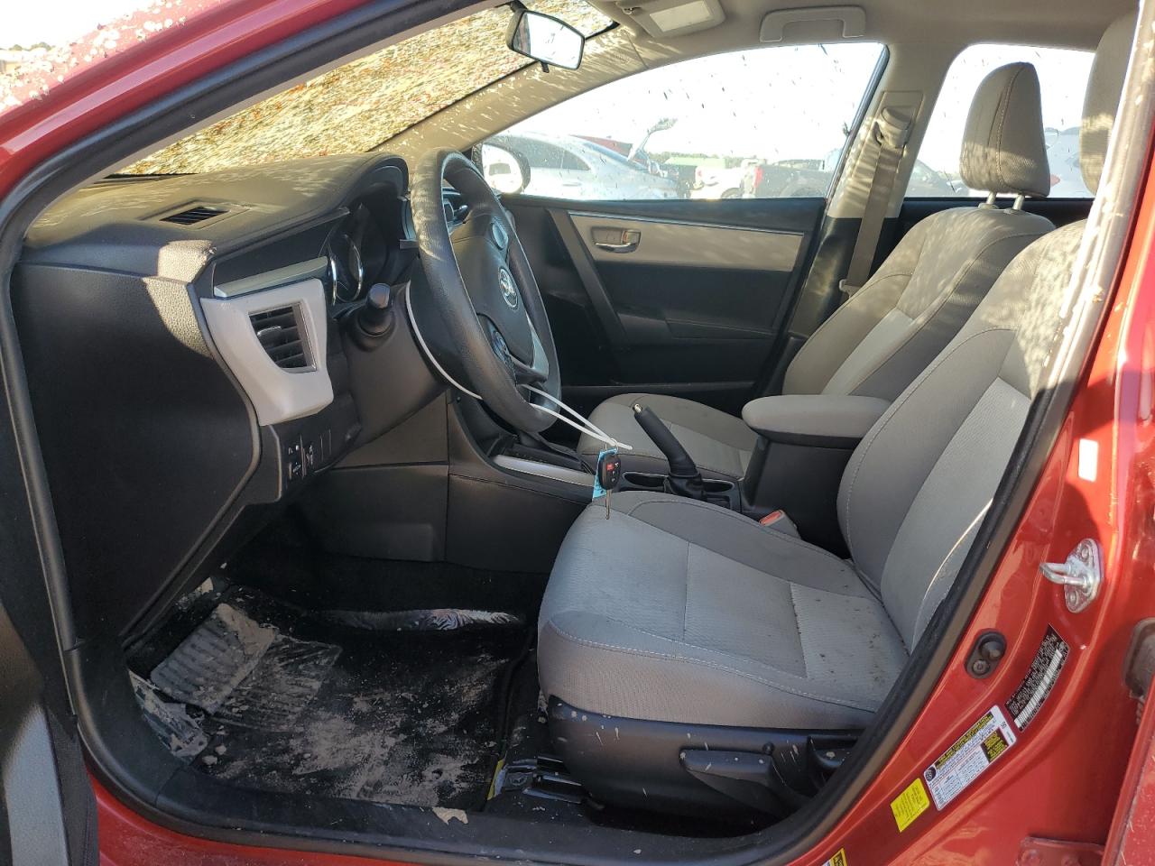2016 Toyota Corolla VIN 2T1BURHE0GC710582 Copart auction photo, front end / rear end damage thumbnail 7