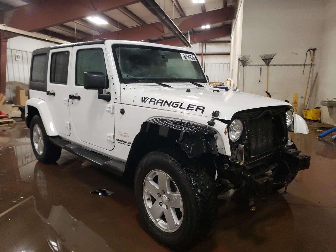 2011 Jeep Wrangler VIN 1J4BA5H10BL548799 Copart auction photo, front end / side damage thumbnail 4