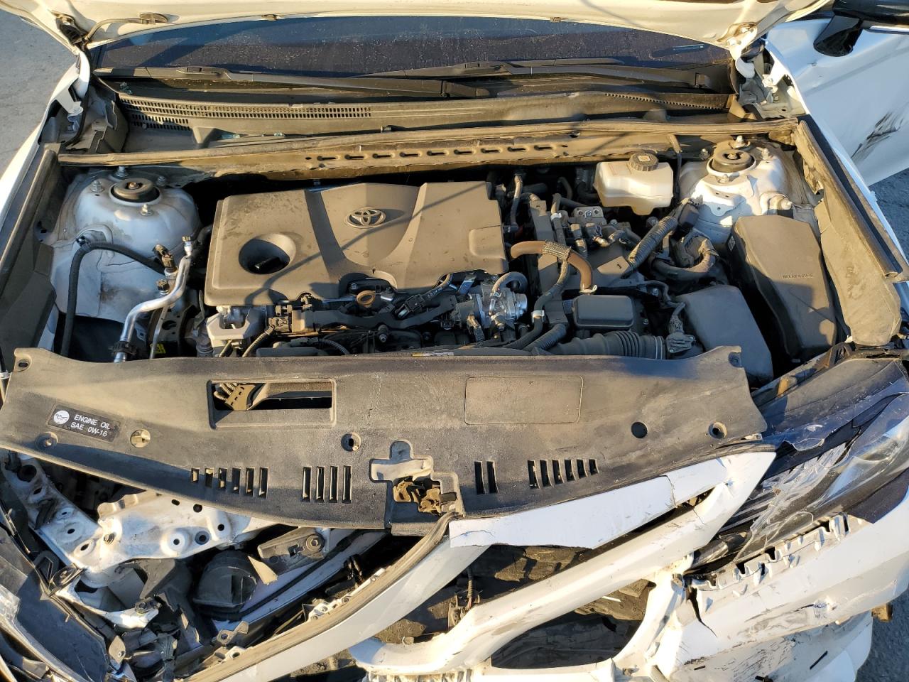 2022 Toyota Camry VIN 4T1K31AK9NU035508 Copart auction photo, front end / side damage thumbnail 11