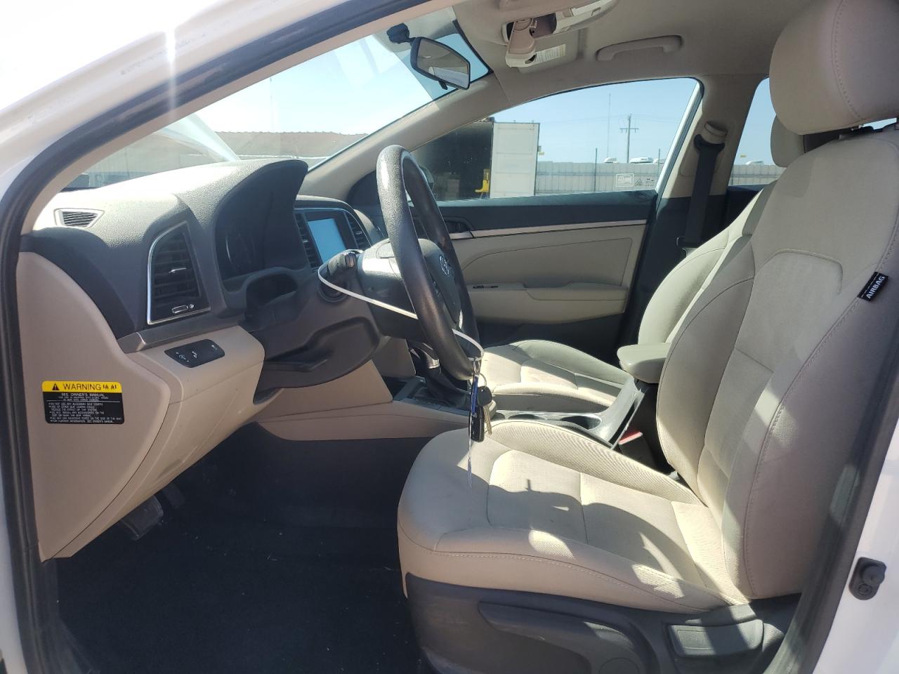 2018 Hyundai Elantra VIN 5NPD84LF4JH229190 Copart auction photo, rear end / front end damage thumbnail 7