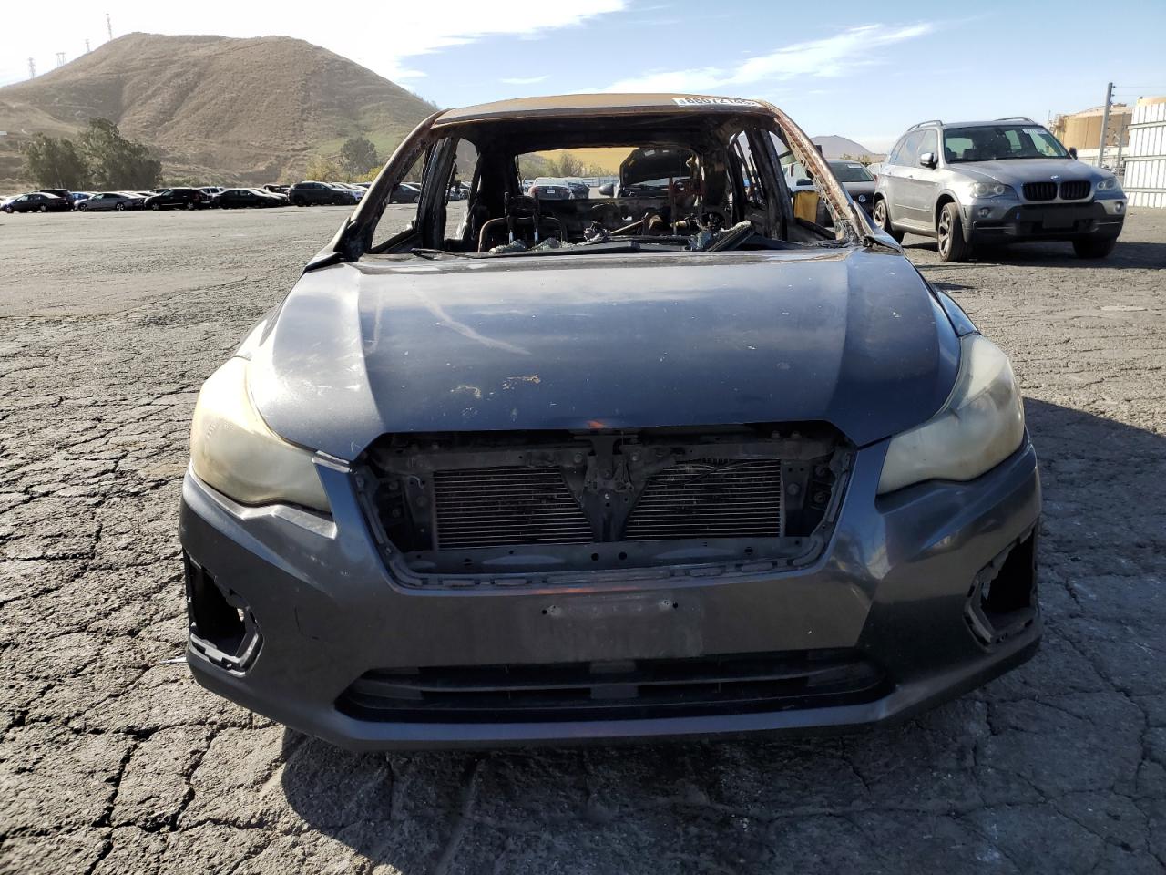 2012 Subaru Impreza VIN JF1GPAA66CH235355 Copart auction photo, burn damage thumbnail 5