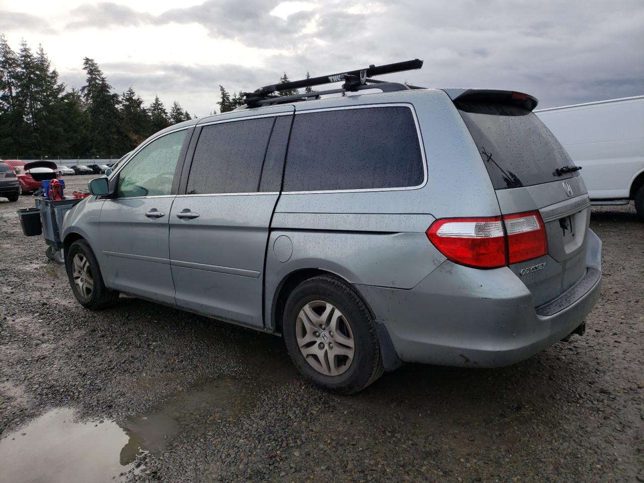 2007 Honda Odyssey VIN 5FNRL38787B054854 Copart auction photo, front end damage thumbnail 2
