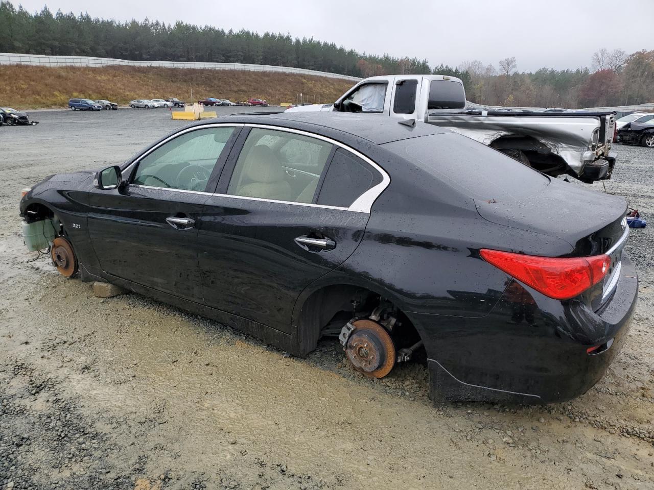 2016 Infiniti Q50 VIN JN1EV7AP3GM306076 Copart auction photo, all over damage thumbnail 2