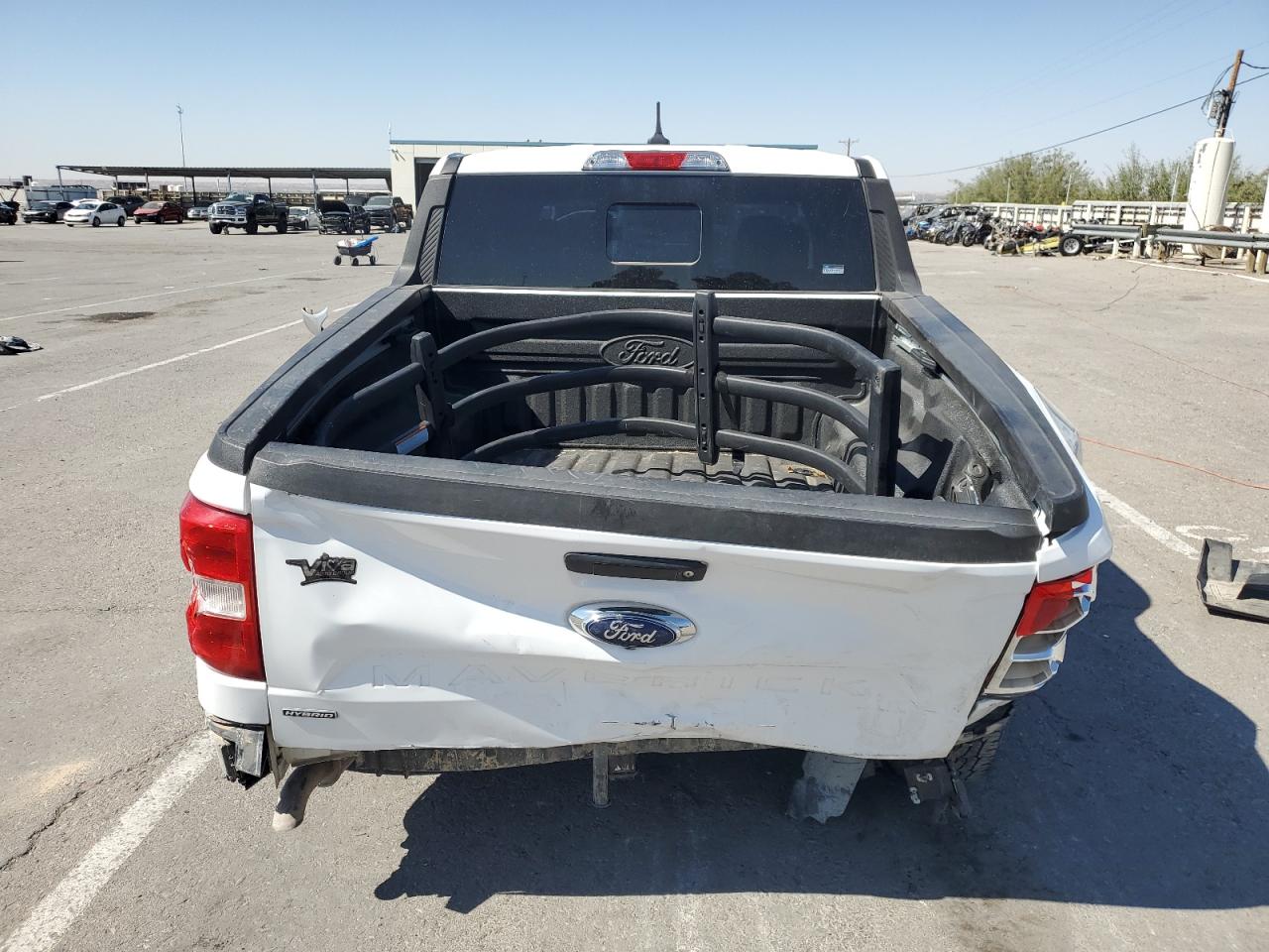 2022 Ford Maverick VIN 3FTTW8E3XNRA26528 Copart auction photo, rear end / side damage thumbnail 6