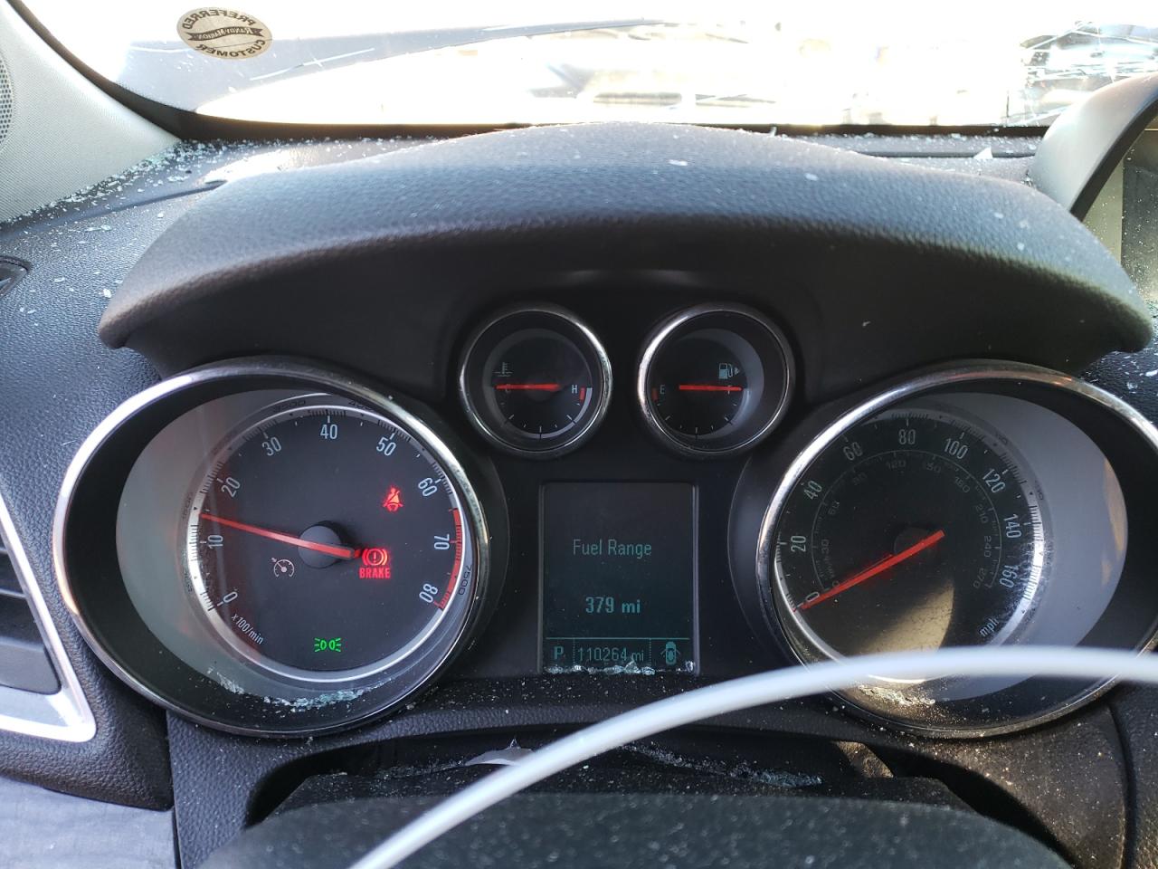 2014 Buick Encore VIN KL4CJBSB1EB696507 Copart auction photo, all over damage thumbnail 9
