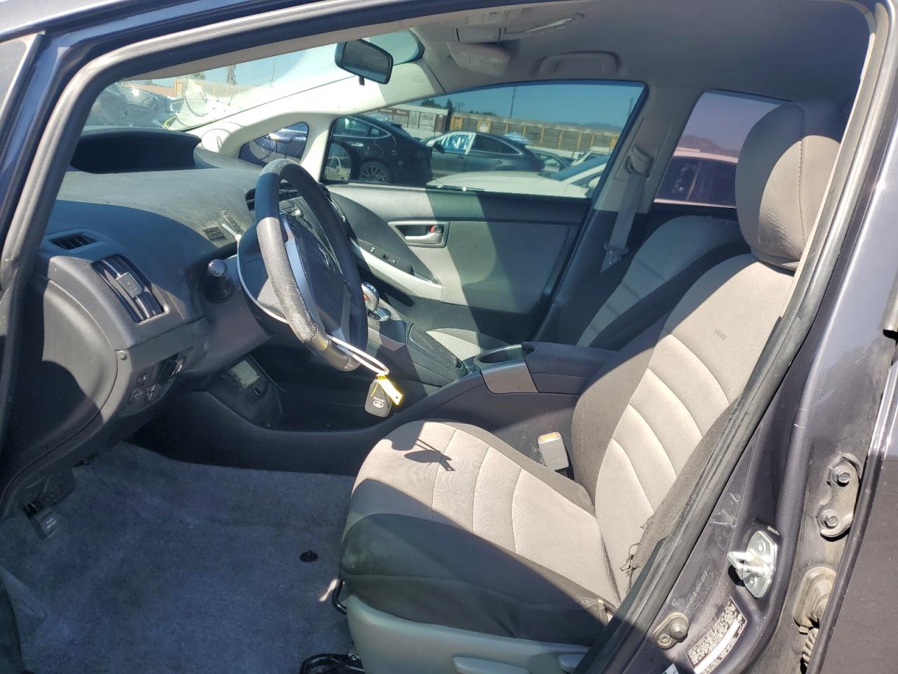 2014 Toyota Prius VIN JTDKN3DU1E0387738 Copart auction photo, rear end damage thumbnail 7