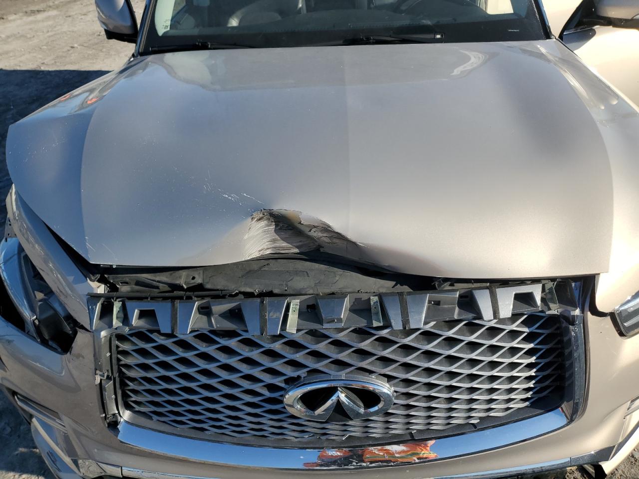 2019 Infiniti QX80 VIN JN8AZ2NF4K9683178 Copart auction photo, front end damage thumbnail 14