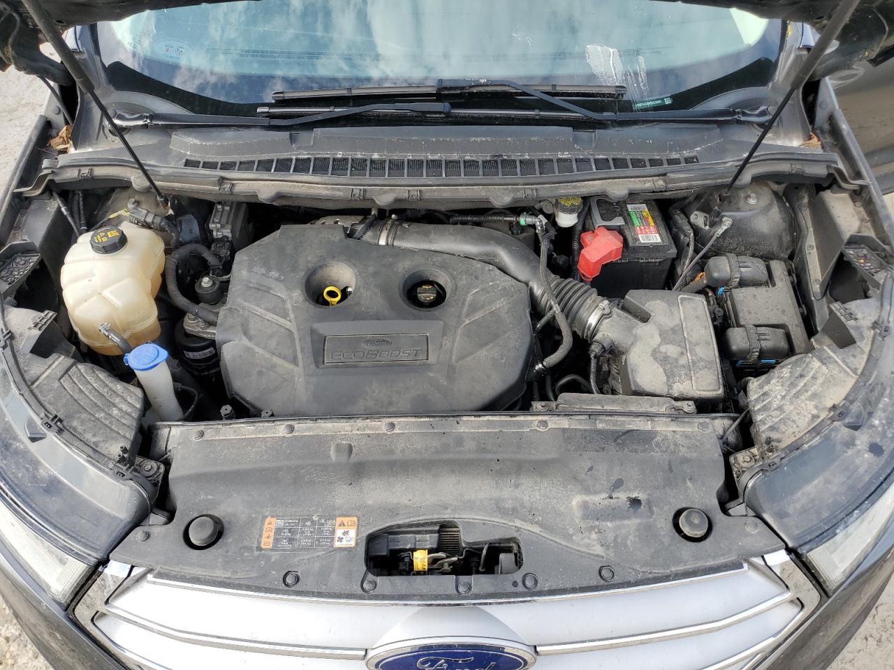 2016 Ford Edge VIN 2FMPK4G96GBC30361 Copart auction photo, burn damage thumbnail 12