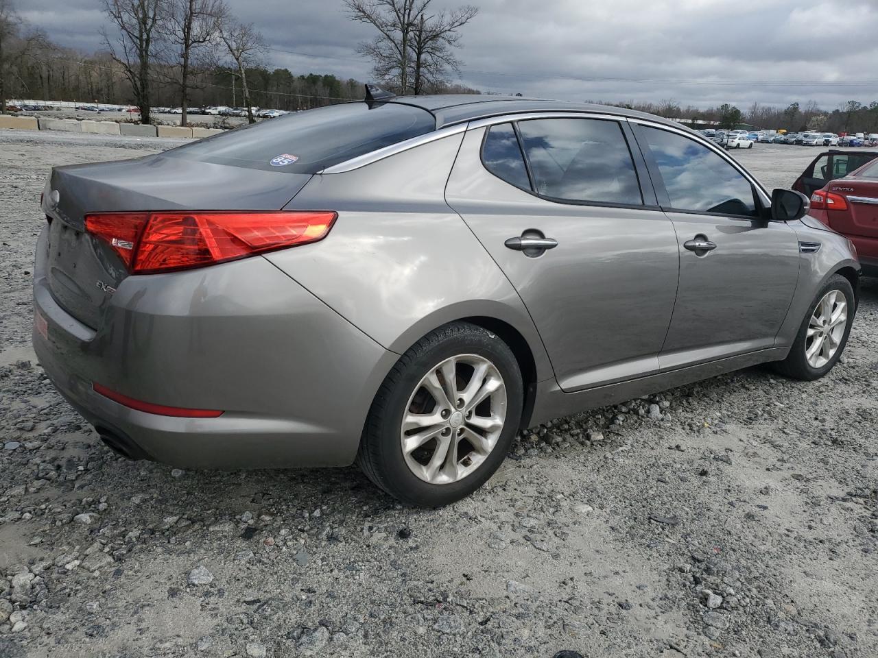 2013 KIA Optima VIN 5XXGN4A76DG189504 Copart auction photo, front end damage thumbnail 3