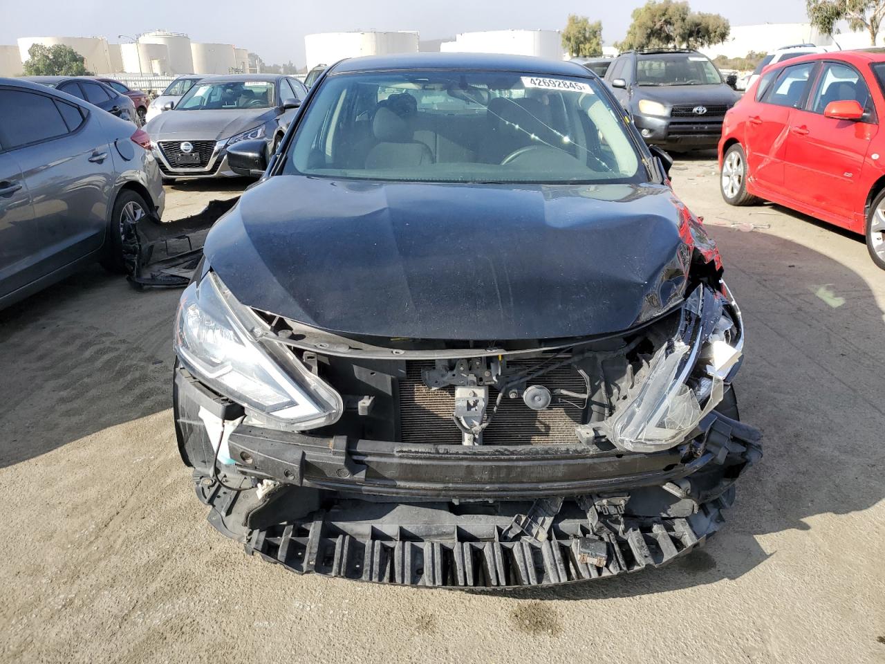 2019 Nissan Sentra VIN 3N1AB7AP2KY351474 Copart auction photo, all over damage thumbnail 5