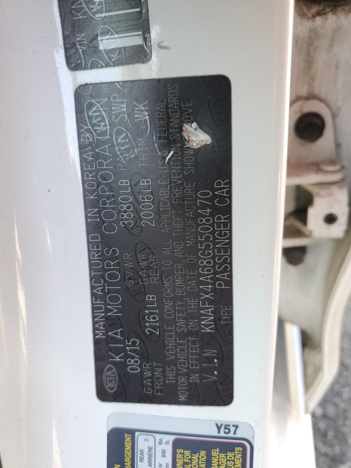 2016 KIA Forte VIN KNAFX4A68G5508470 Copart auction photo, rear end damage thumbnail 14