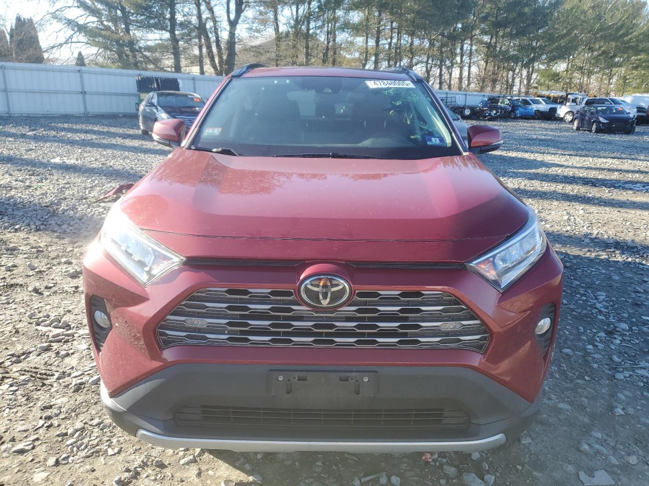 2019 Toyota RAV 4 VIN 2T3N1RFV1KC017934 Copart auction photo, side / rear end damage thumbnail 5