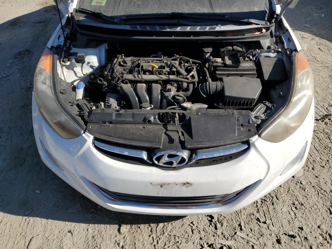 2013 Hyundai Elantra VIN 5NPDH4AE4DH344855 Copart auction photo, vandalism / minor dent/scratches damage thumbnail 11