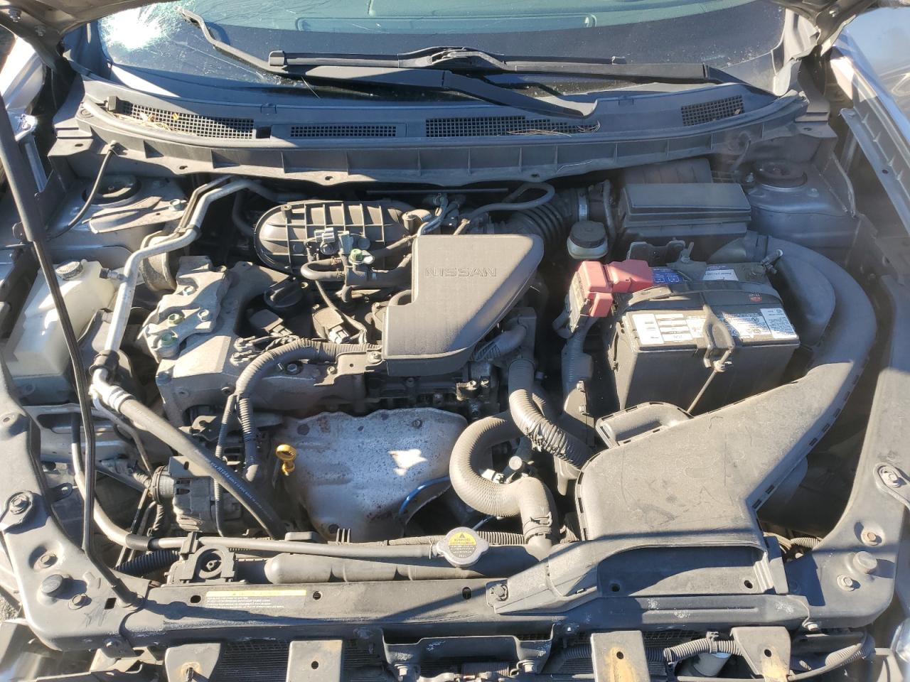 2012 Nissan Rogue VIN JN8AS5MT7CW281655 Copart auction photo, side / front end damage thumbnail 14