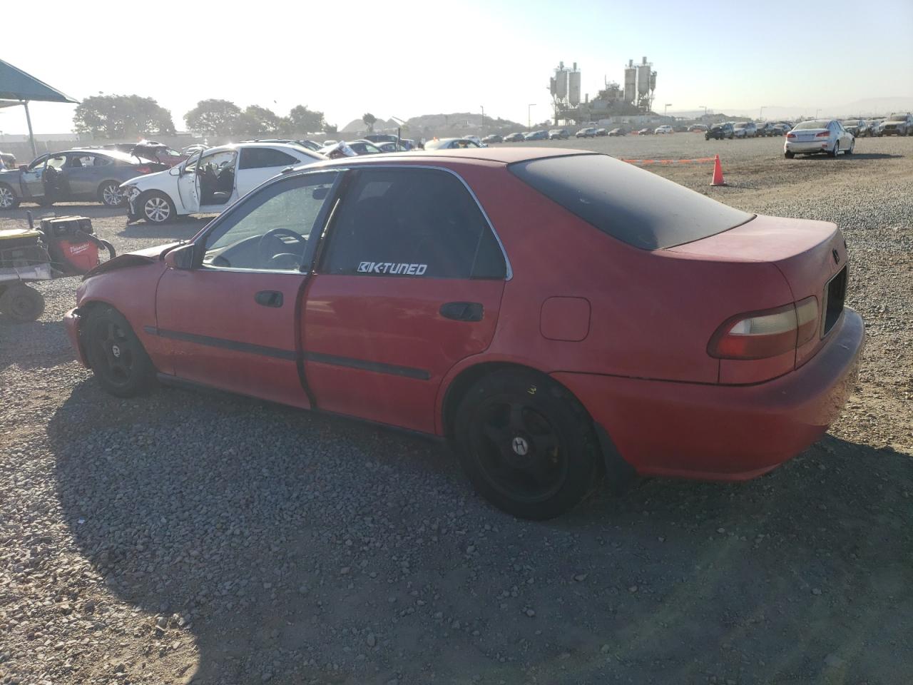 1995 Honda Civic VIN JHMEG8555SS010825 Copart auction photo, front end damage thumbnail 2
