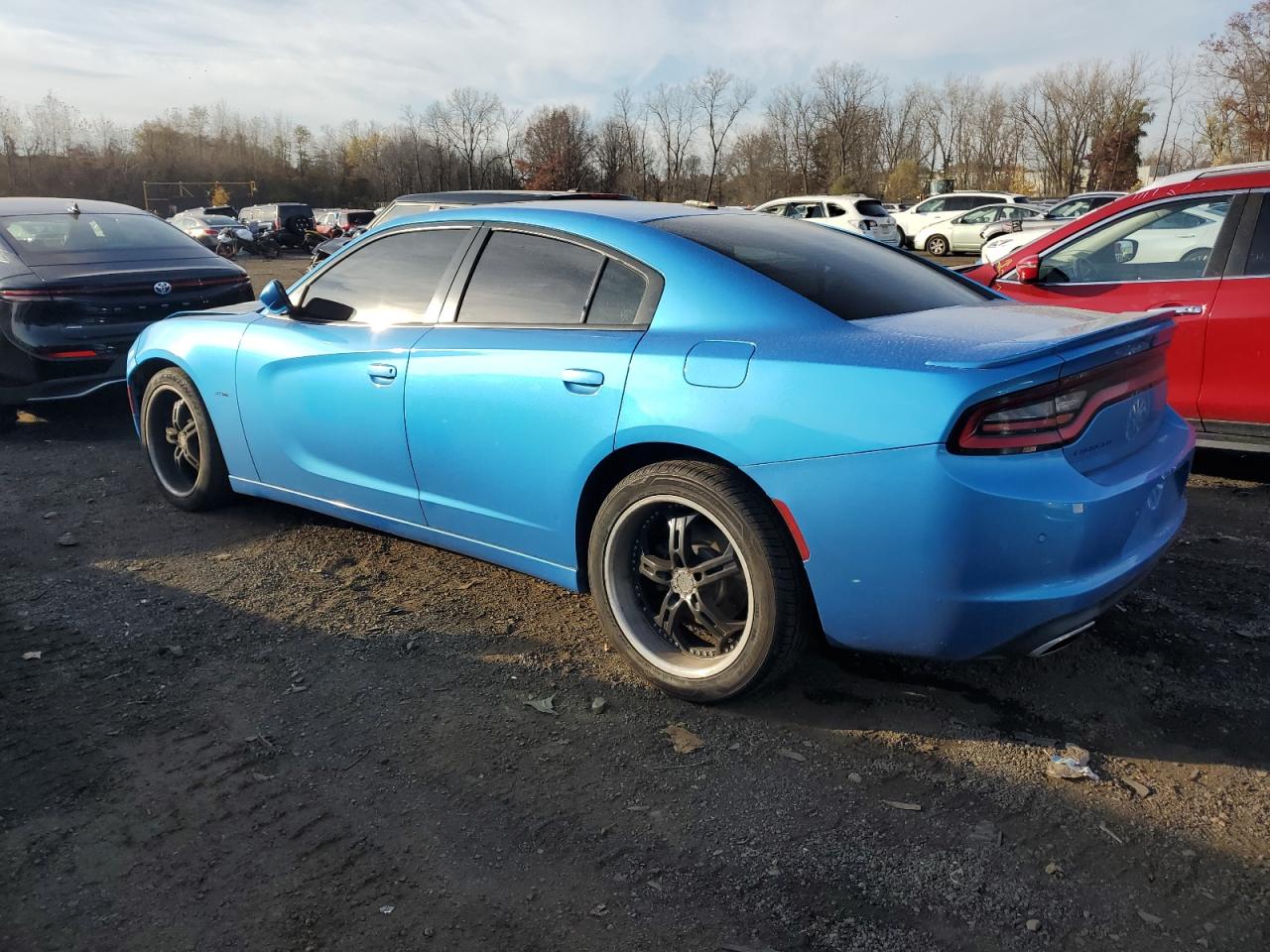 2015 Dodge Charger VIN 2C3CDXCTXFH844202 Copart auction photo, front end / minor dent/scratches damage thumbnail 2