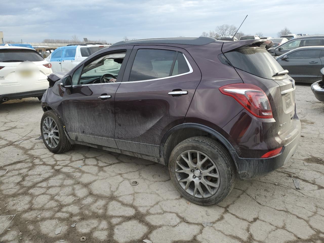 2018 Buick Encore VIN KL4CJ1SB3JB577507 Copart auction photo, front end / undercarriage damage thumbnail 2