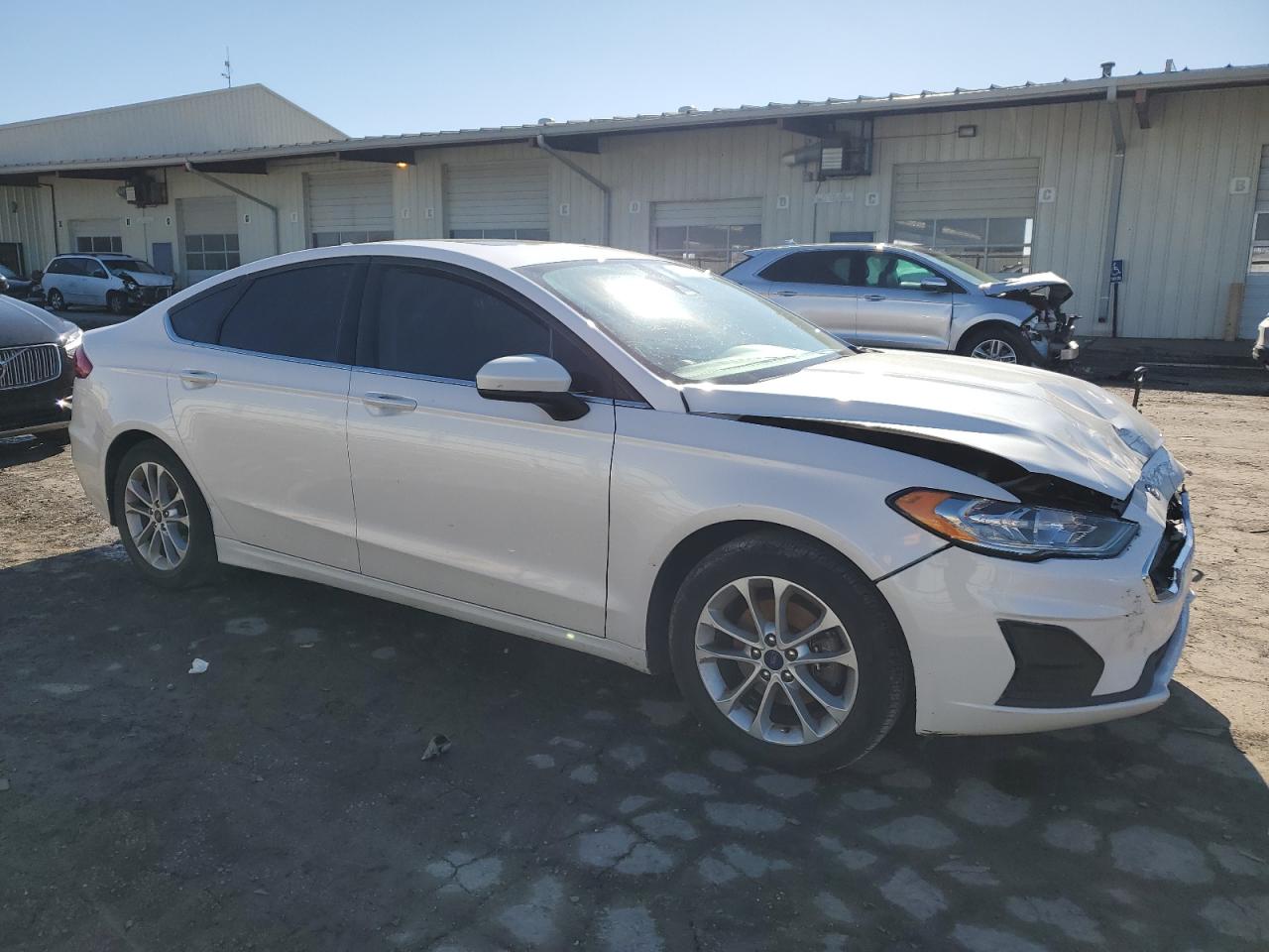2020 Ford Fusion VIN 3FA6P0HD7LR217908 Copart auction photo, front end damage thumbnail 4
