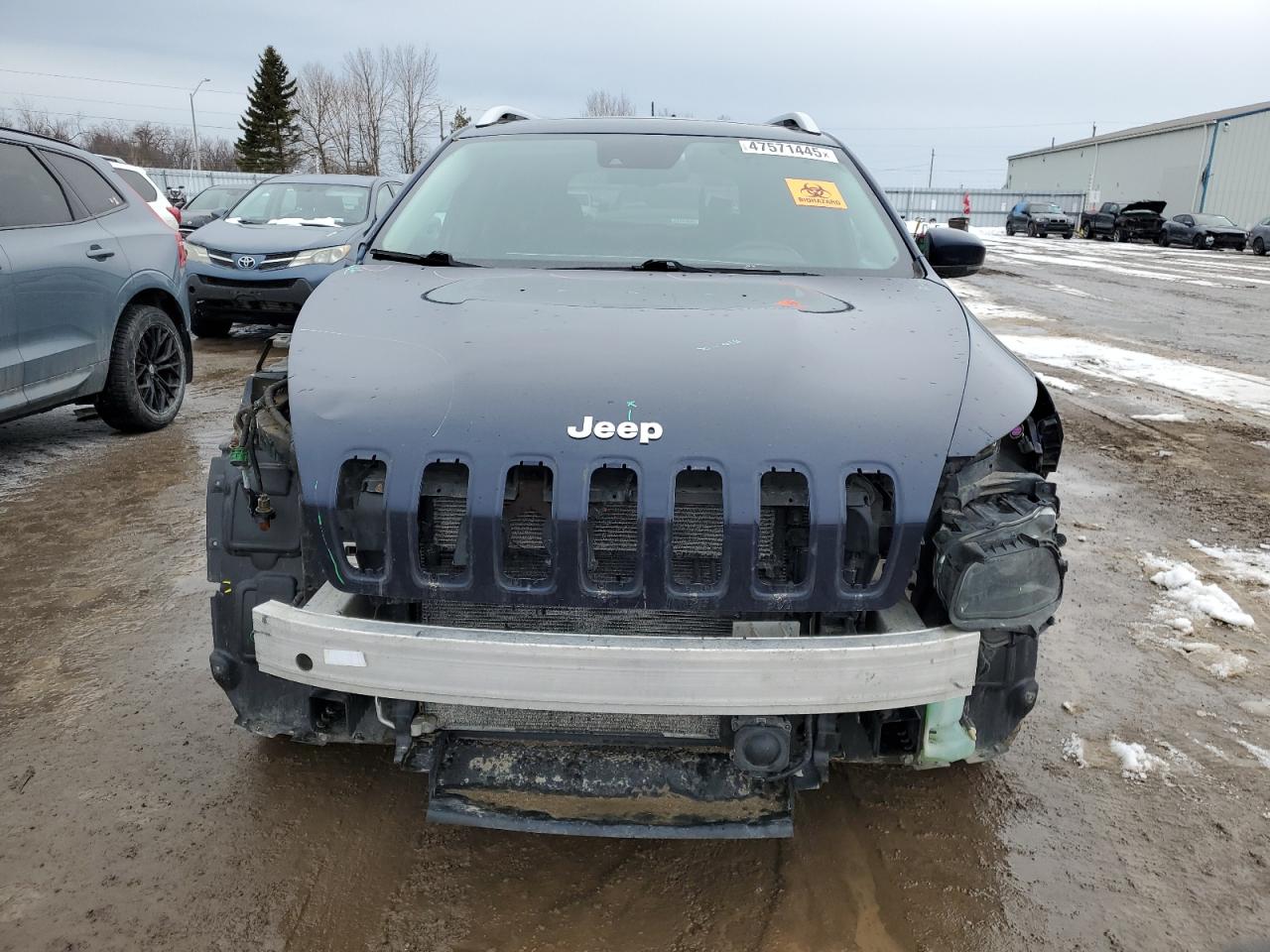 2015 Jeep Grand Cherokee VIN 1C4PJMDS7FW663330 Copart auction photo, front end / rear end damage thumbnail 5