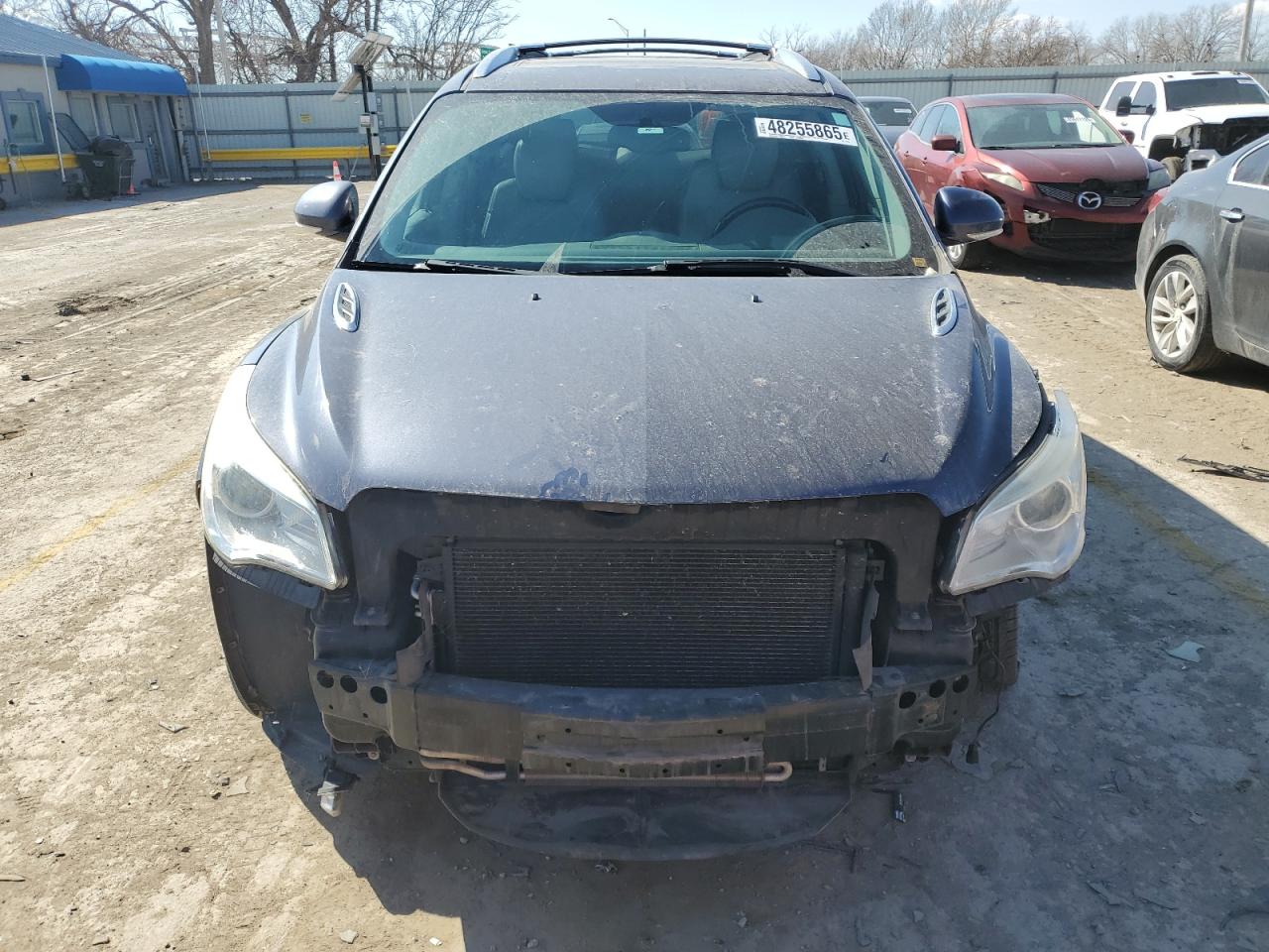 2013 Buick Enclave VIN 5GAKRDKD9DJ172499 Copart auction photo, front end damage thumbnail 5