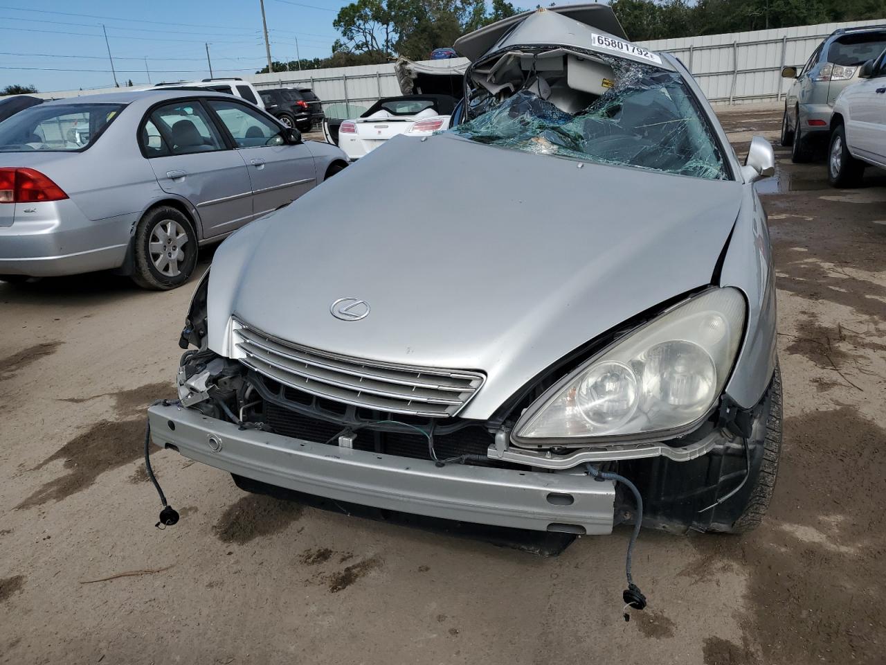 2004 Lexus ES VIN JTHBA30G145027896 Copart auction photo, all over damage thumbnail 5