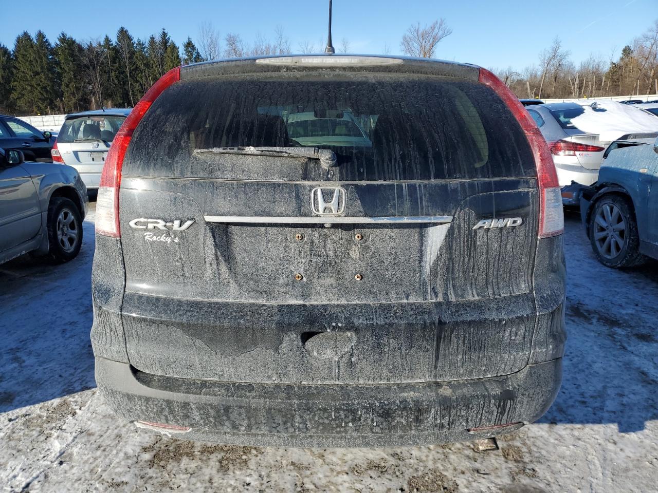 2013 Honda CR-V VIN 2HKRM4H50DH640835 Copart auction photo, side damage thumbnail 6