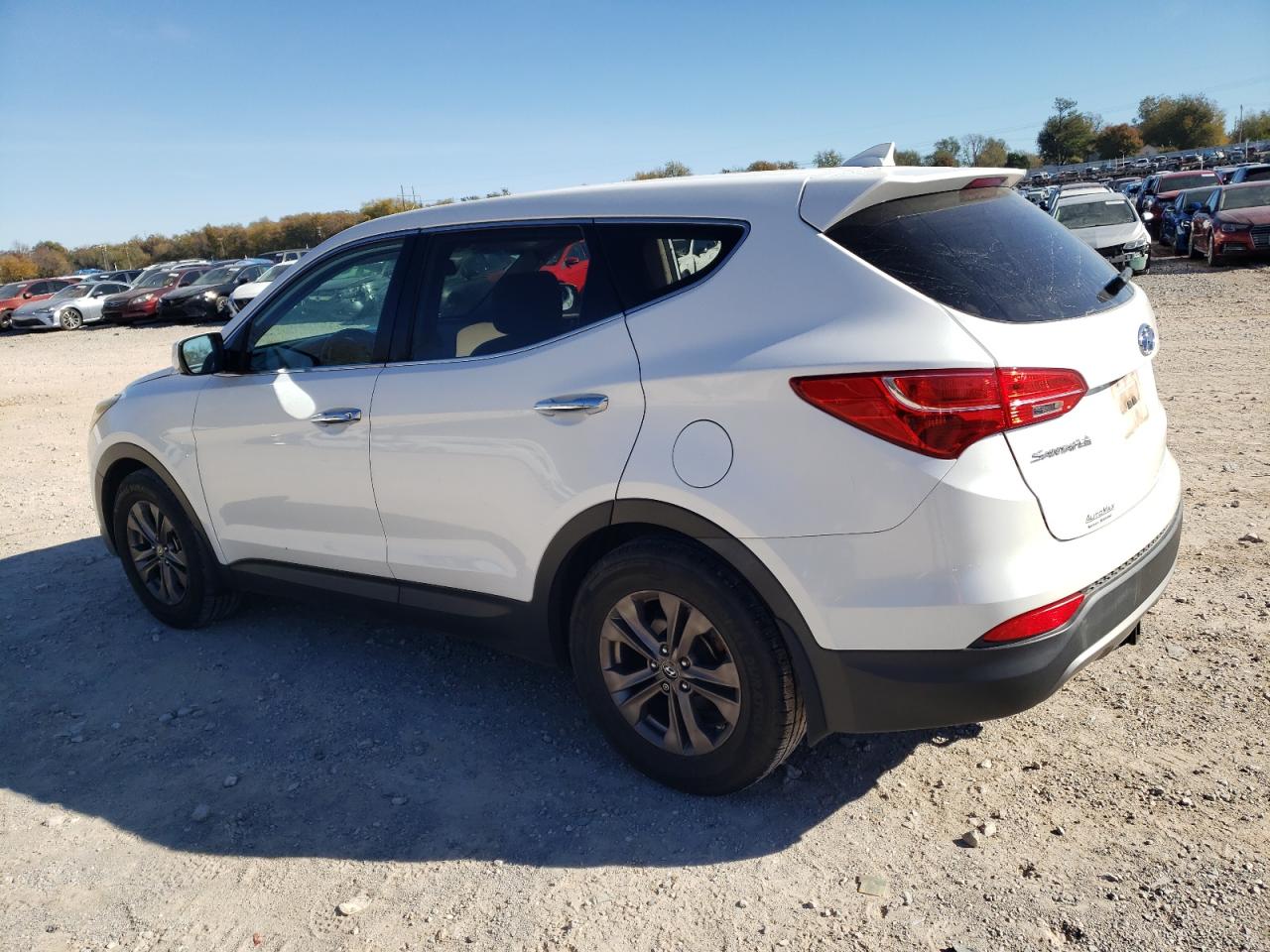 2013 Hyundai Santa Fe VIN 5XYZT3LB8DG013950 Copart auction photo, side / minor dent/scratches damage thumbnail 2