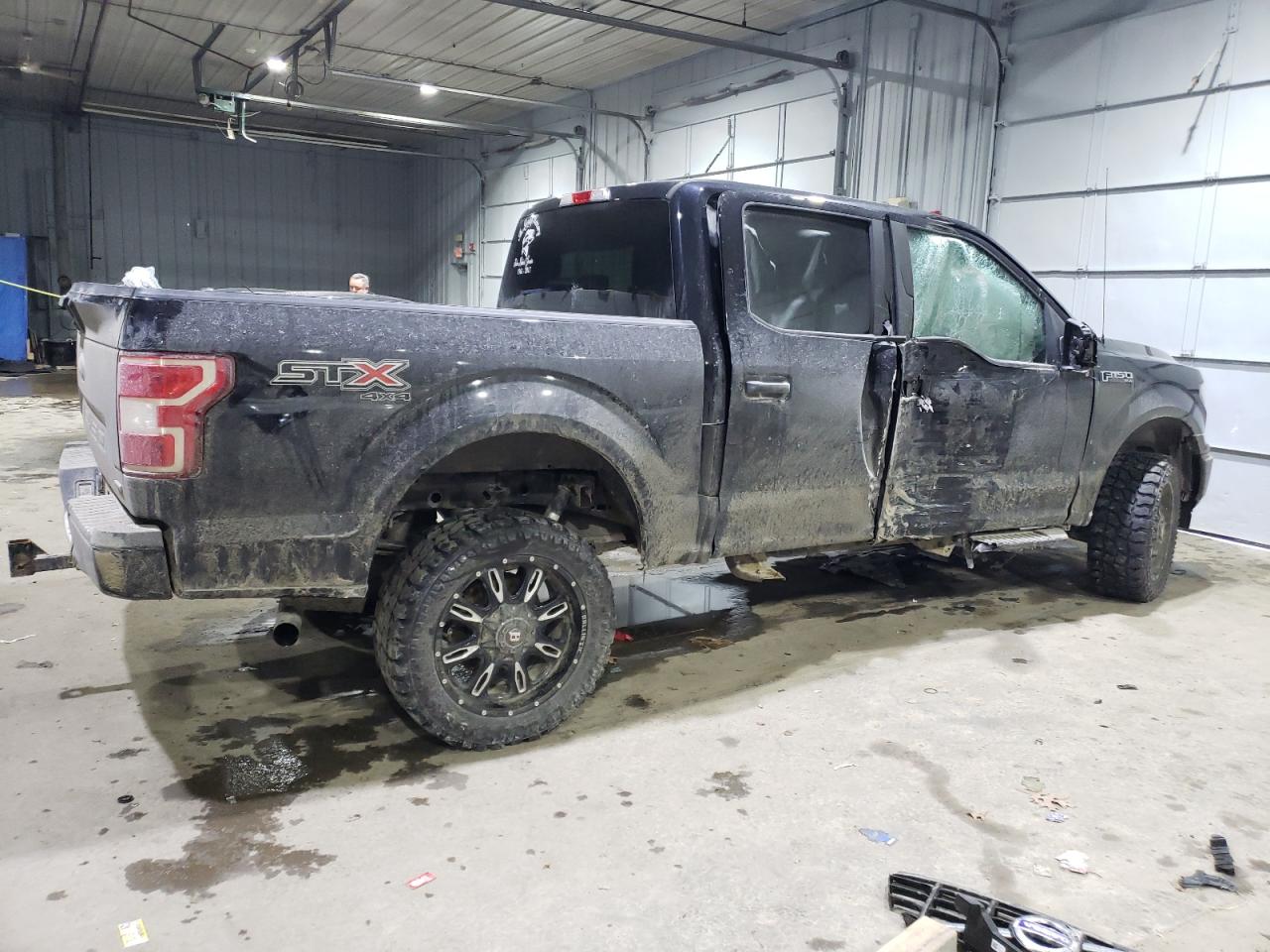 2019 Ford F-150 VIN 1FTEW1EP8KFC21913 Copart auction photo, side damage thumbnail 3