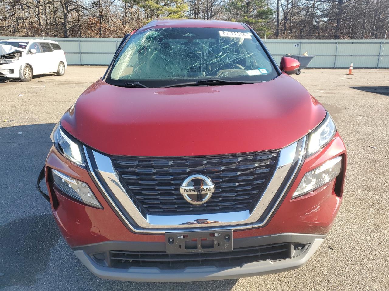 2021 Nissan Rogue VIN 5N1AT3BB4MC712927 Copart auction photo, side / front end damage thumbnail 5