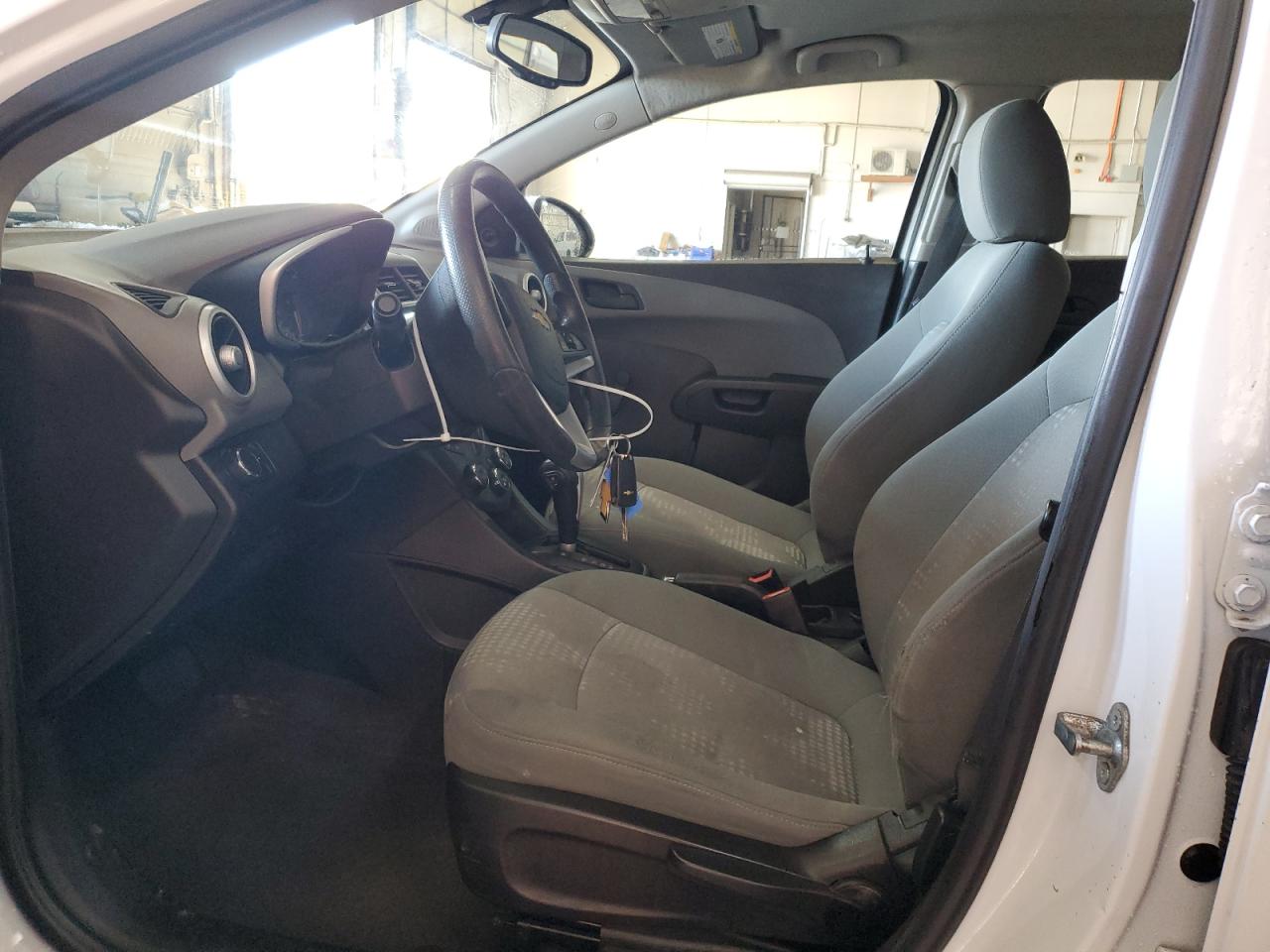 2017 Chevrolet Sonic VIN 1G1JG6SH4H4176861 Copart auction photo, front end / hail damage thumbnail 7