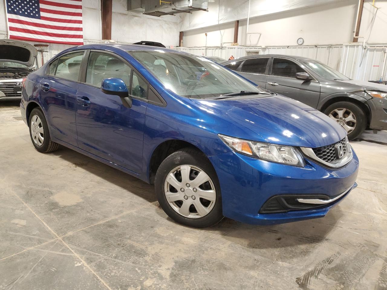 2013 Honda Civic VIN 19XFB2F54DE065787 Copart auction photo, rear end / minor dent/scratches damage thumbnail 4