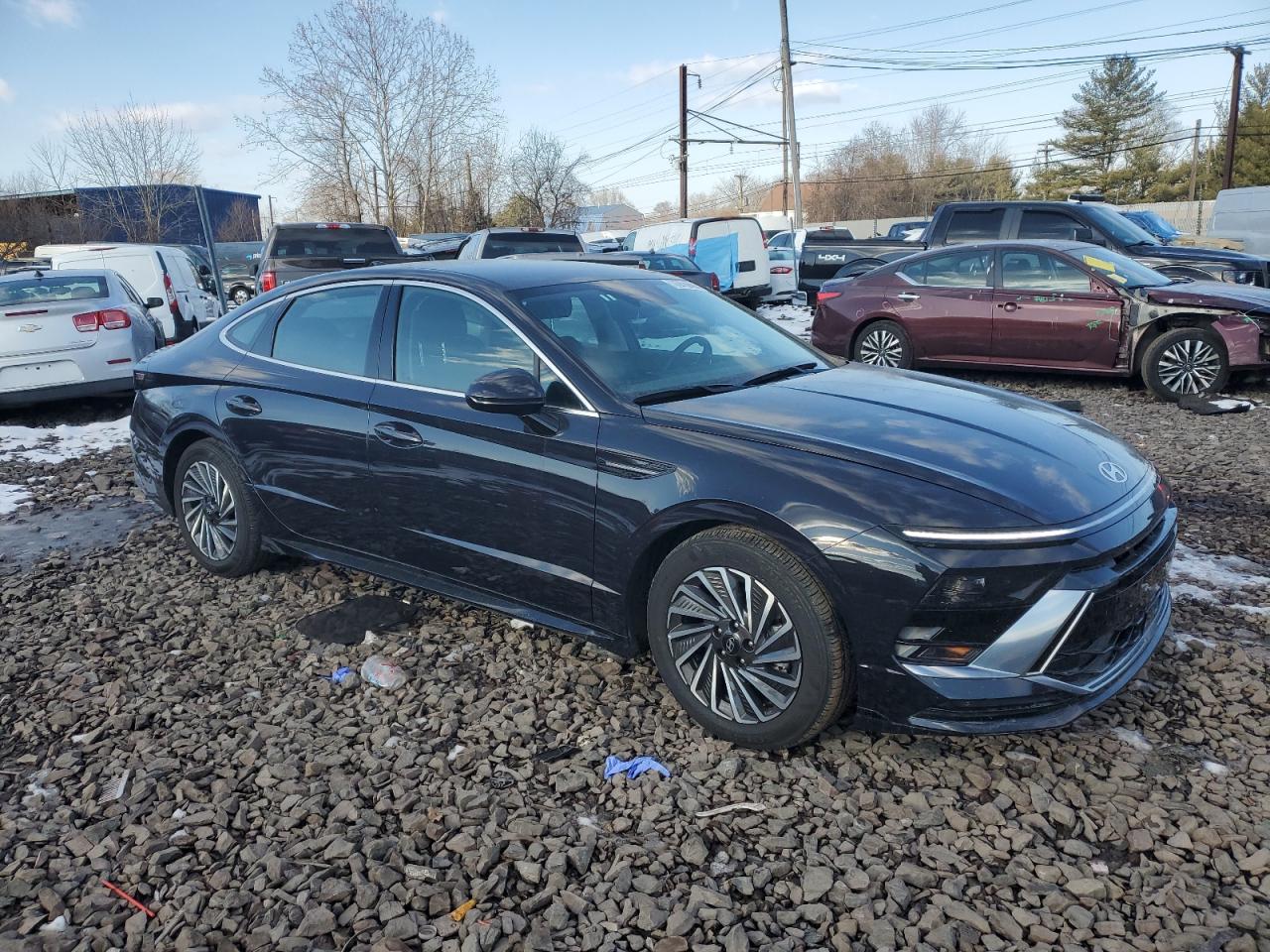 2024 Hyundai Sonata VIN KMHL34JJ2RA094632 Copart auction photo, front end damage thumbnail 4