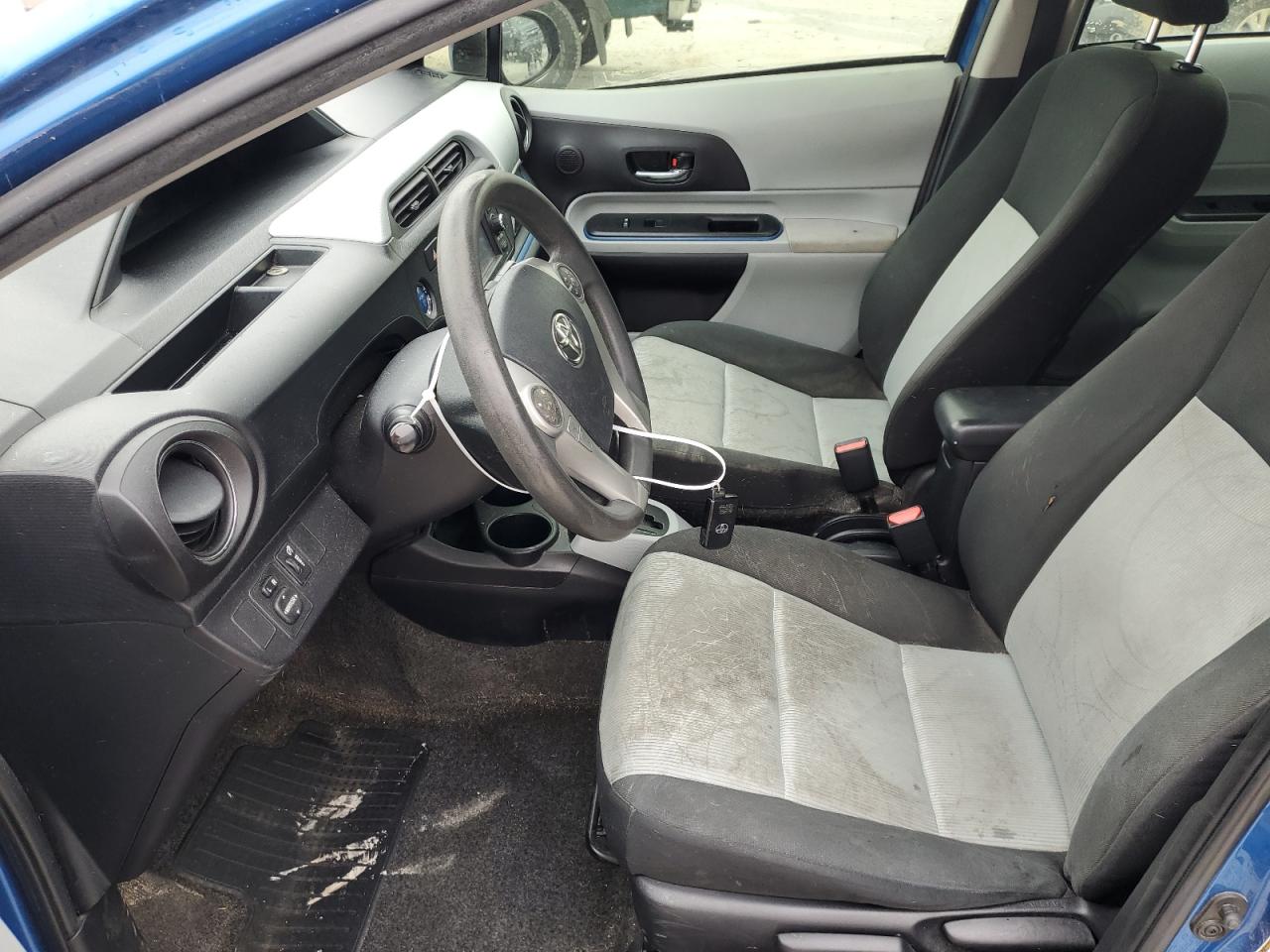 2012 Toyota Prius VIN JTDKDTB30C1014095 Copart auction photo, all over damage thumbnail 7