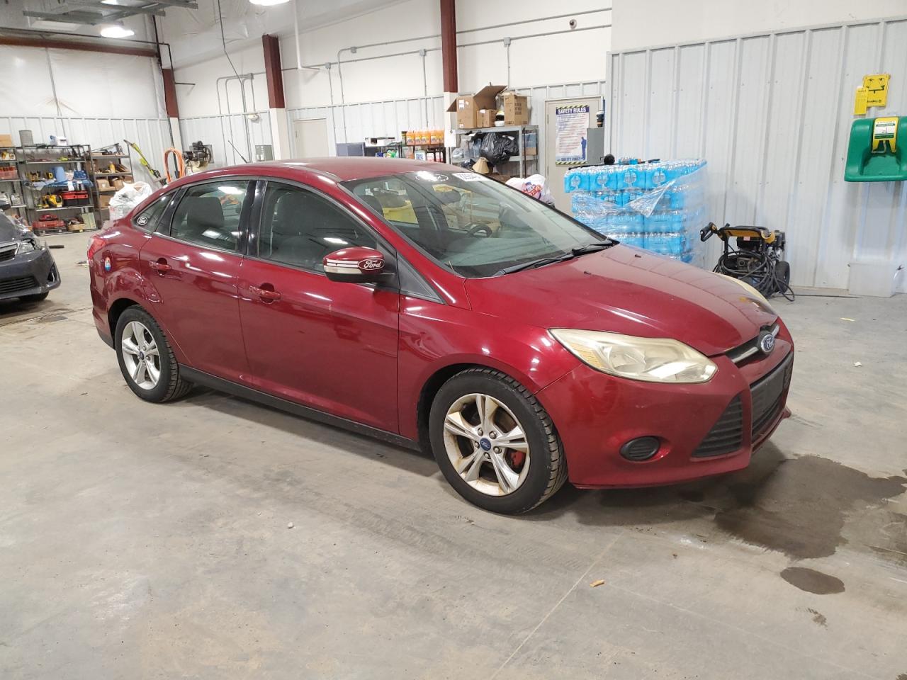 2013 Ford Focus VIN 1FADP3F20DL253031 Copart auction photo, side / front end damage thumbnail 4