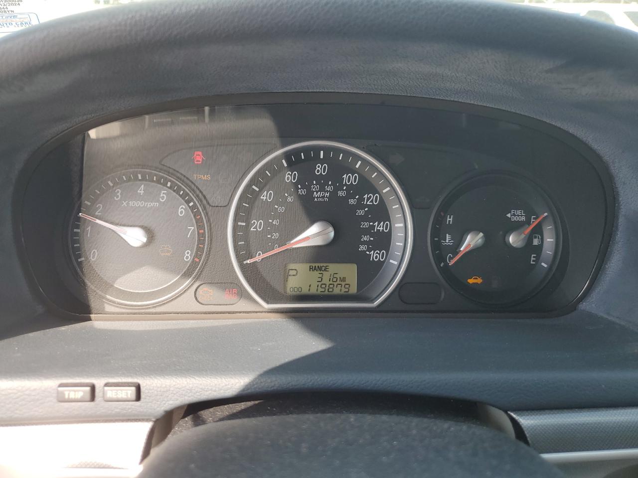 2008 Hyundai Sonata VIN 5NPEU46F28H300036 Copart auction photo, front end damage thumbnail 9