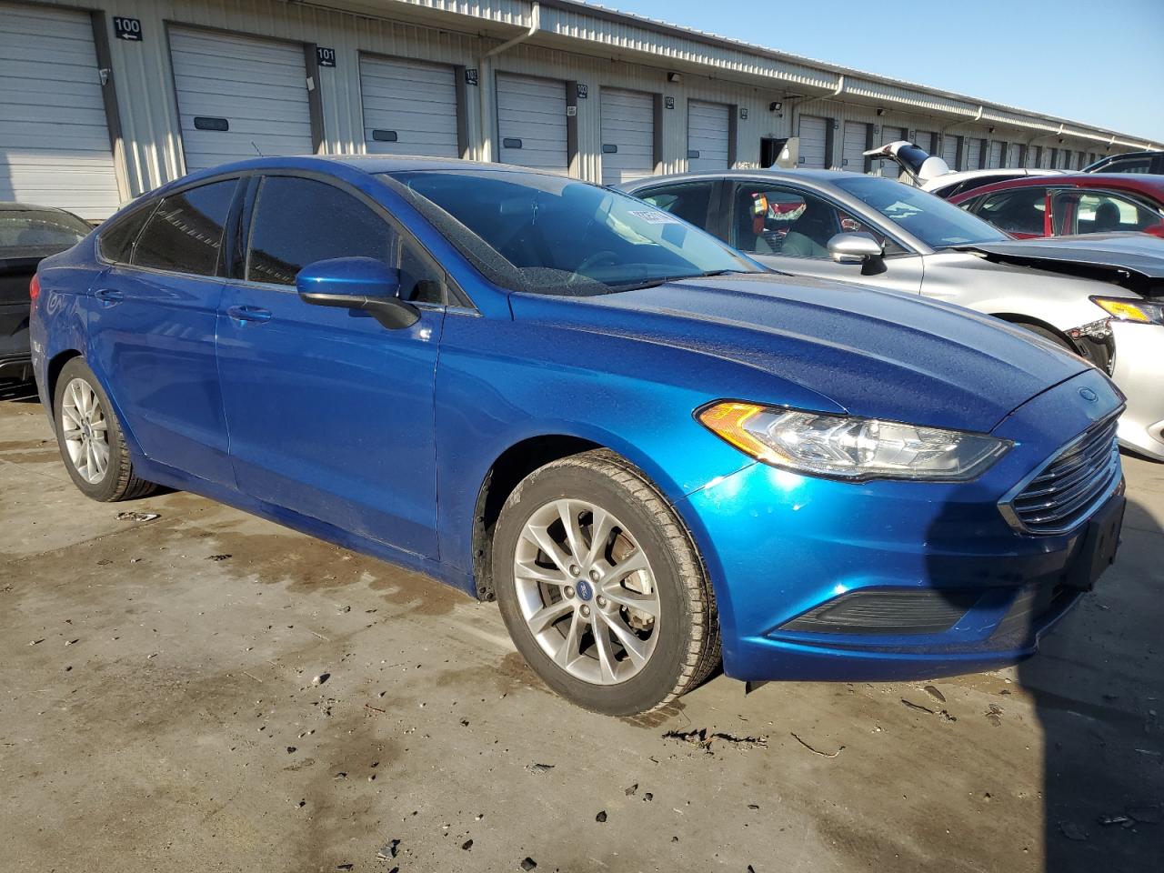 2017 Ford Fusion VIN 3FA6P0HD5HR176881 Copart auction photo, side / rear end damage thumbnail 4