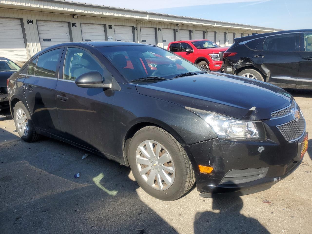 2011 Chevrolet Cruze VIN 1G1PF5S93B7301788 Copart auction photo, side / front end damage thumbnail 4