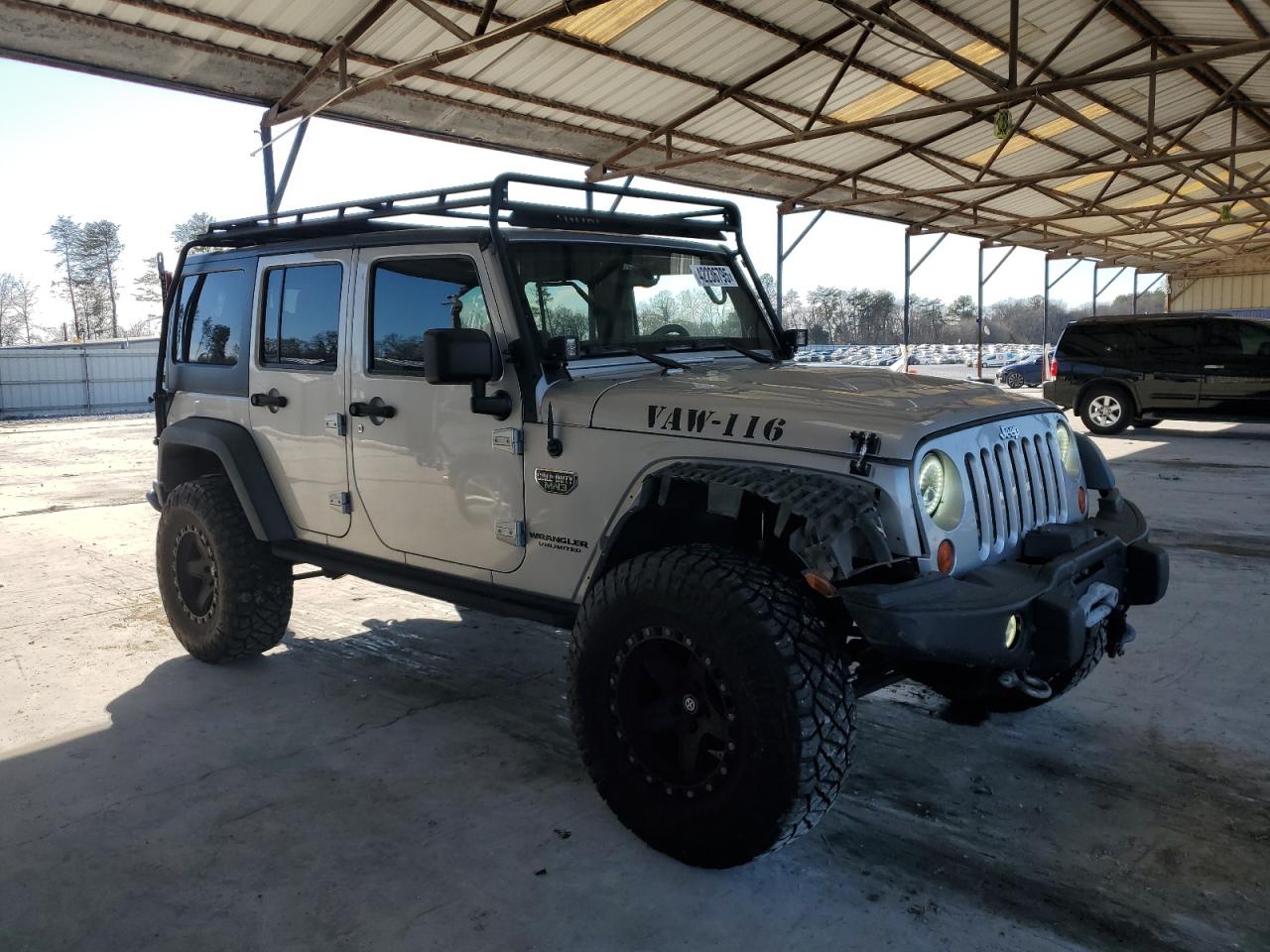 2012 Jeep Wrangler VIN 1C4BJWFG9CL230961 Copart auction photo, undercarriage / front end damage thumbnail 4