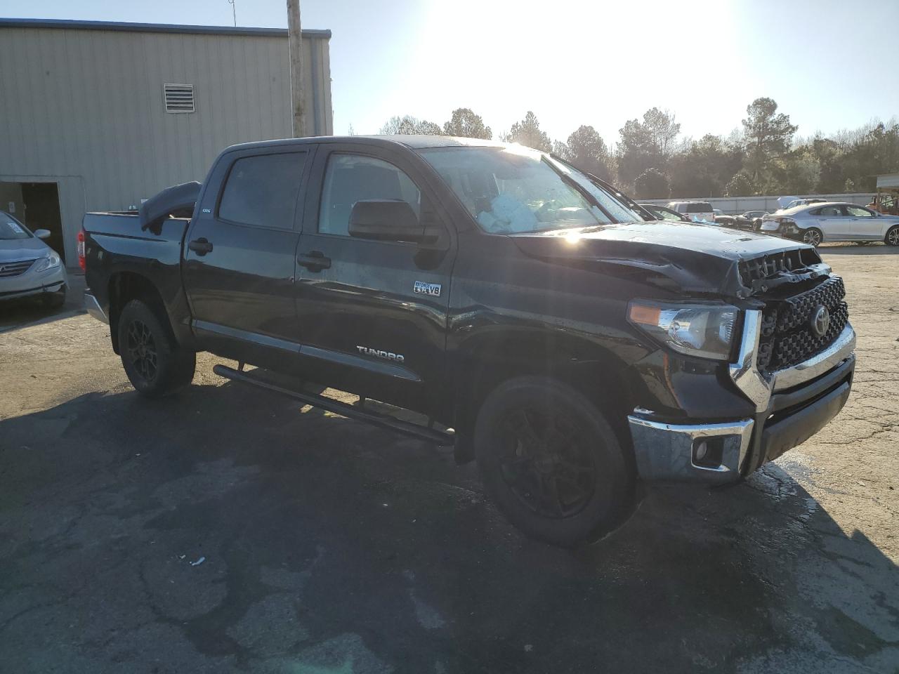 2021 Toyota Tundra VIN 5TFDY5F1XMX970541 Copart auction photo, front end damage thumbnail 4
