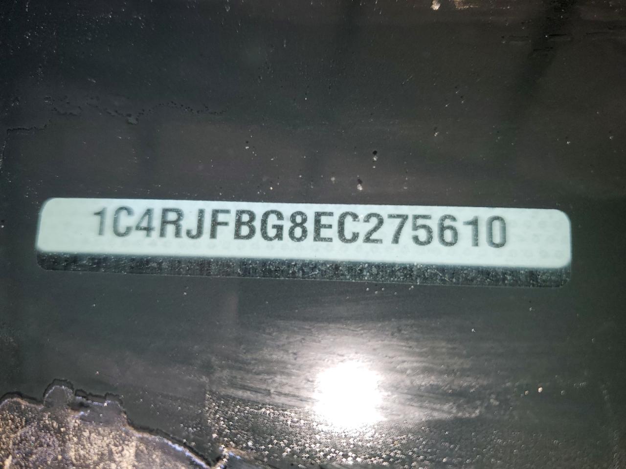 2014 Jeep Grand Cherokee VIN 1C4RJFBG8EC275610 Copart auction photo, front end damage thumbnail 12