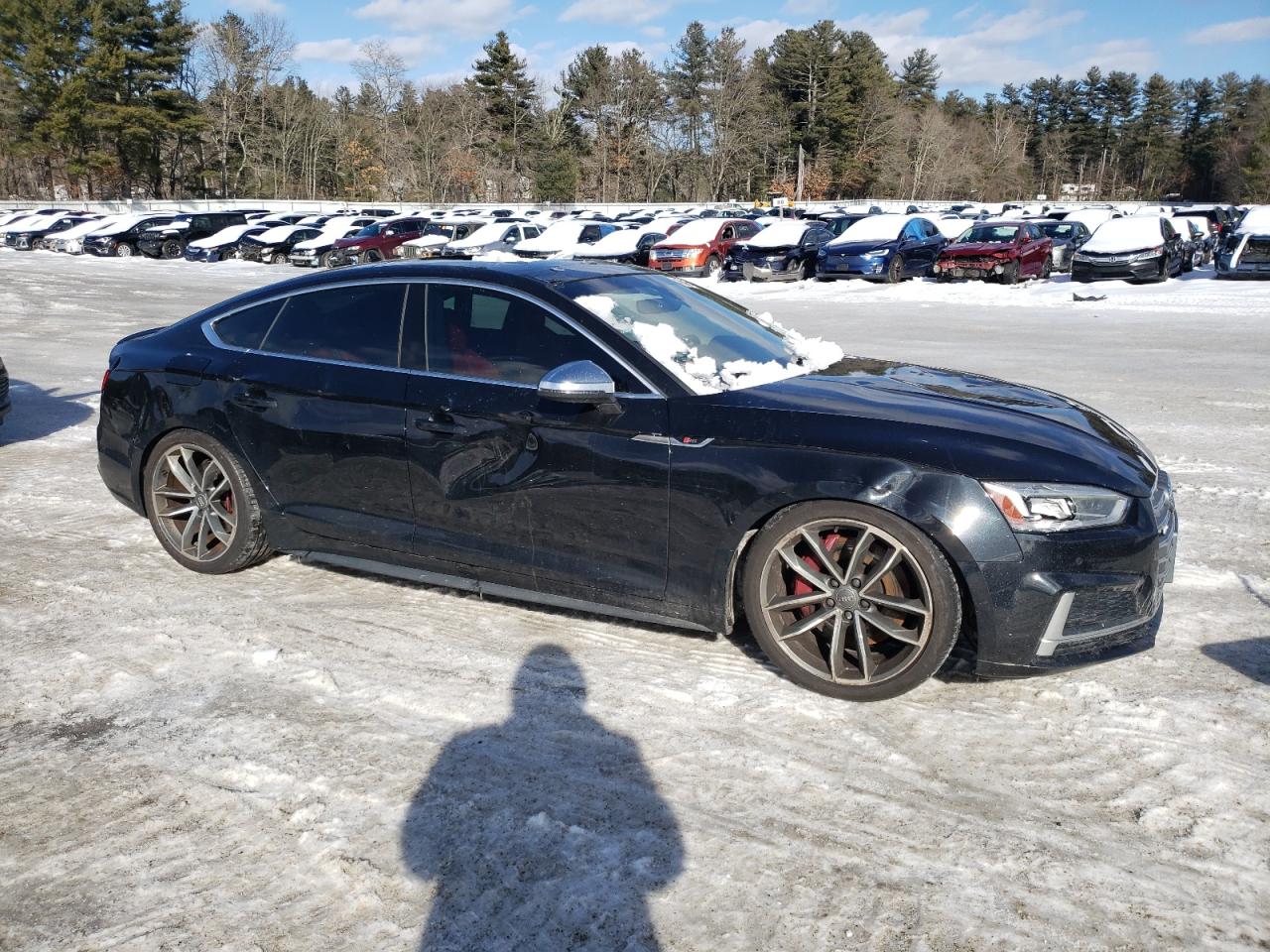 2018 Audi RS5 VIN WAUC4DF58JA052903 Copart auction photo, vandalism / top/roof damage thumbnail 4
