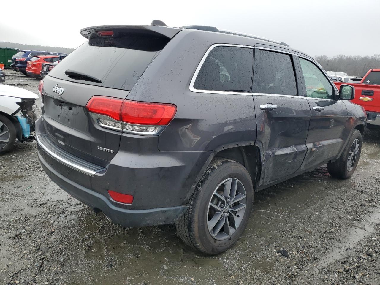 2018 Jeep Grand Cherokee VIN 1C4RJFBG6JC421979 Copart auction photo, side damage thumbnail 3