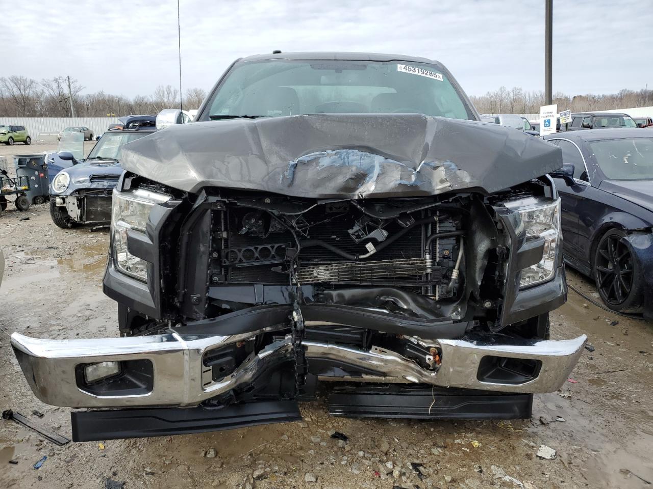 2017 Ford F-150 VIN 1FTEW1EP0HKC19962 Copart auction photo, front end damage thumbnail 5