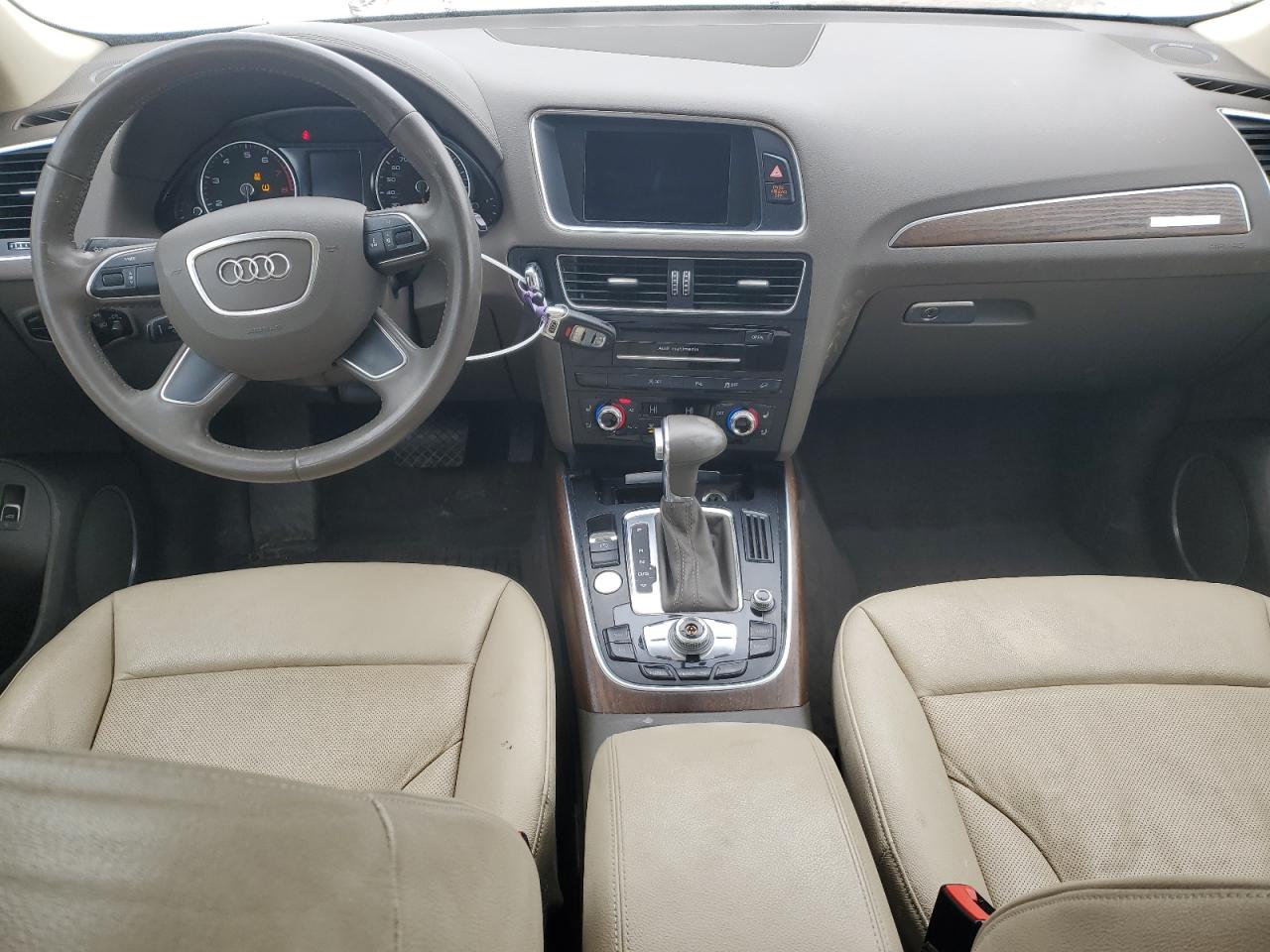 2014 Audi Q5 VIN WA1WGAFP8EA045182 Copart auction photo, rear end / front end damage thumbnail 8