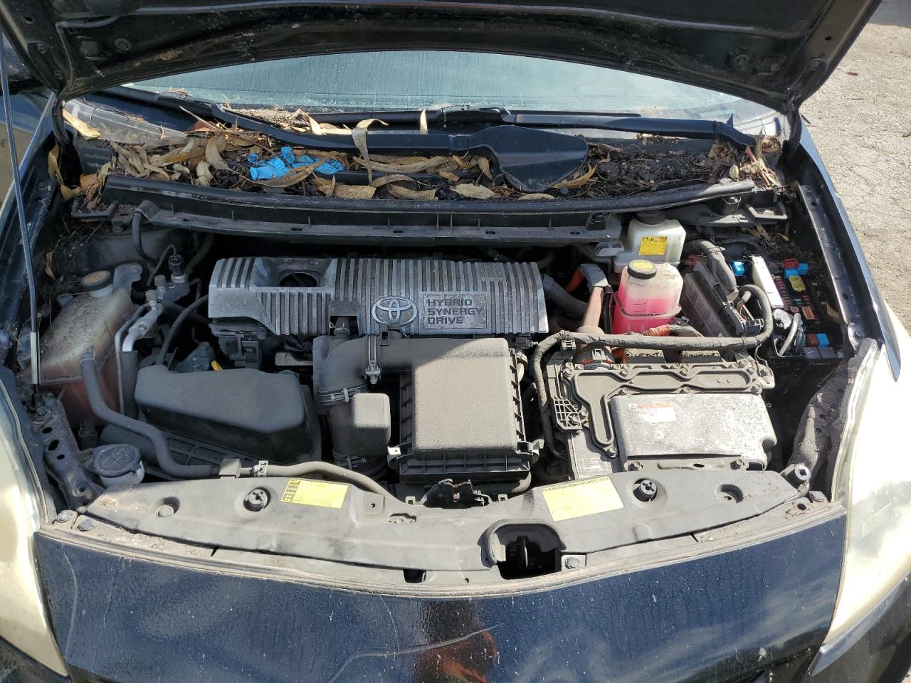 2012 Toyota Prius VIN JTDKN3DU4C5414222 Copart auction photo, burn damage thumbnail 13