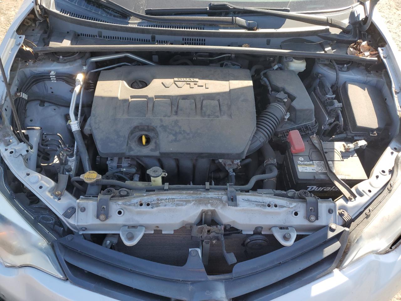 2014 Toyota Corolla VIN 2T1BURHE4EC221762 Copart auction photo, front end / undercarriage damage thumbnail 11
