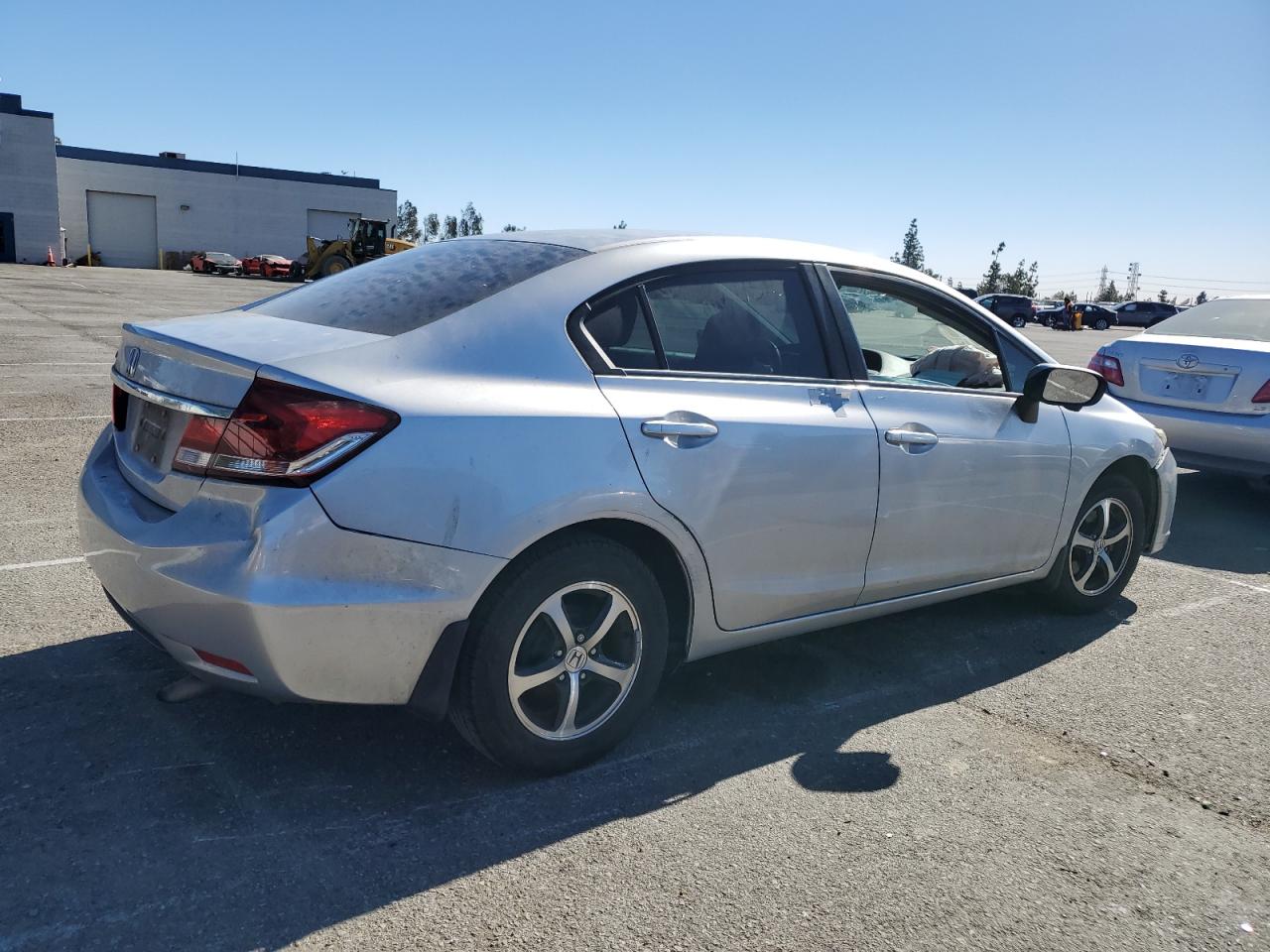 2015 Honda Civic VIN 19XFB2F74FE297228 Copart auction photo, rear end / front end damage thumbnail 3
