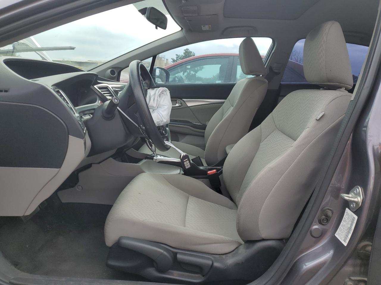 2015 Honda Civic VIN 19XFB2F86FE290905 Copart auction photo, rear end / front end damage thumbnail 7