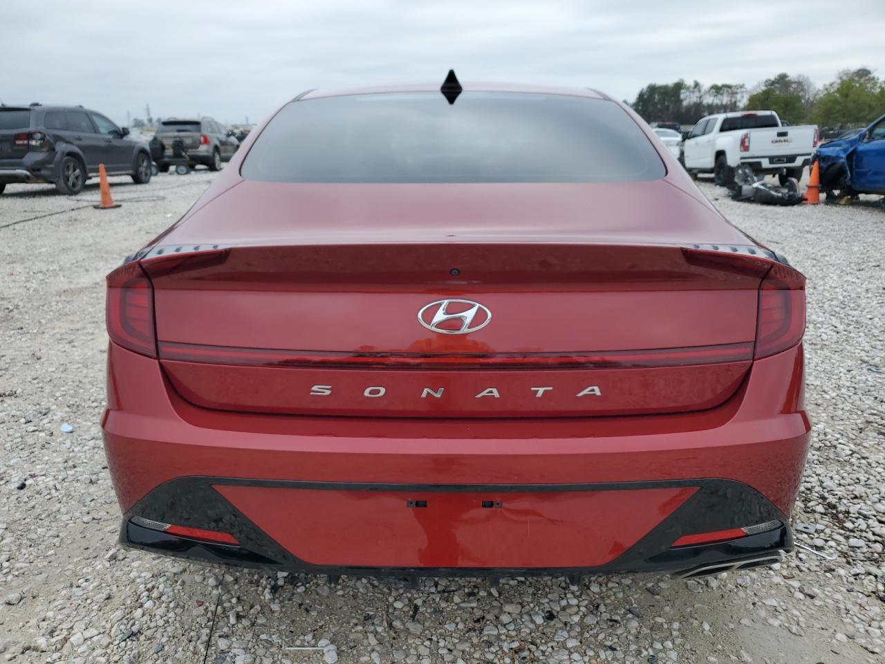 2023 Hyundai Sonata VIN KMHL64JA3PA289224 Copart auction photo, front end / side damage thumbnail 6